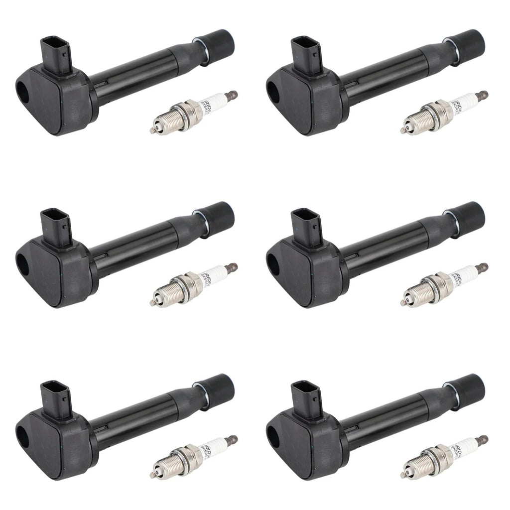 2004-2007 Saturn Vue V6 3.5L 6X Ignition Coils+6X Spark Plugs Set 30520P8EA01 UF242 30520RCAA02 Fedex Express Generic