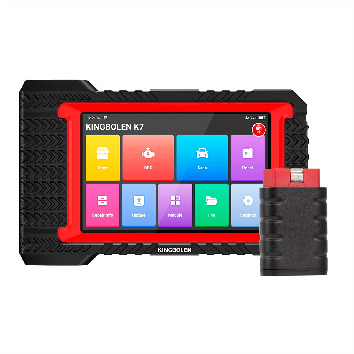 KINGBOLEN K7 OBD2 Scanner ECU Coding Active Test 28 Resets AF Reset ALL System Auto Diagnostic Tools 3 Years Update