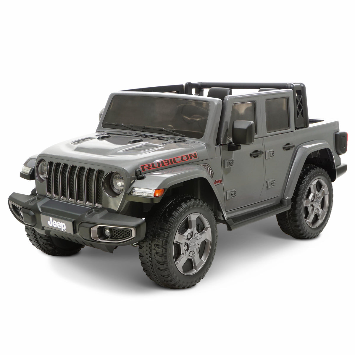 12 volt Jeep Gladiator Battery Powered Ride On Vehicle, Gray