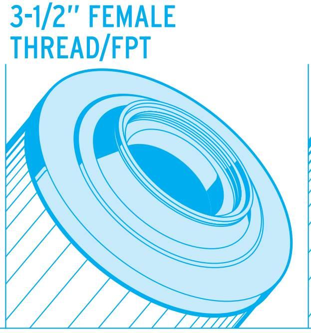 unicel c-7697 spa pool replacement cartridge filter harmsco sc/tc 155 (6 pack)