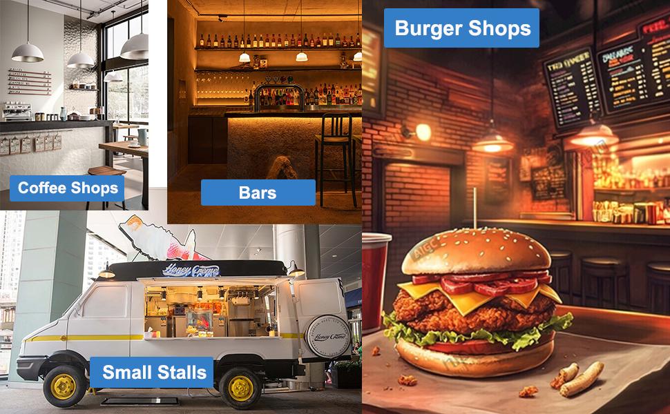 Ice Cream Machine Commercial, 18L/H Yield Soft Serve Ice Cream Maker, 3 Flavors, 1200W Commercial Soft Serve Ice Cream Machine with LCD Panel for Bars Coffee Shop