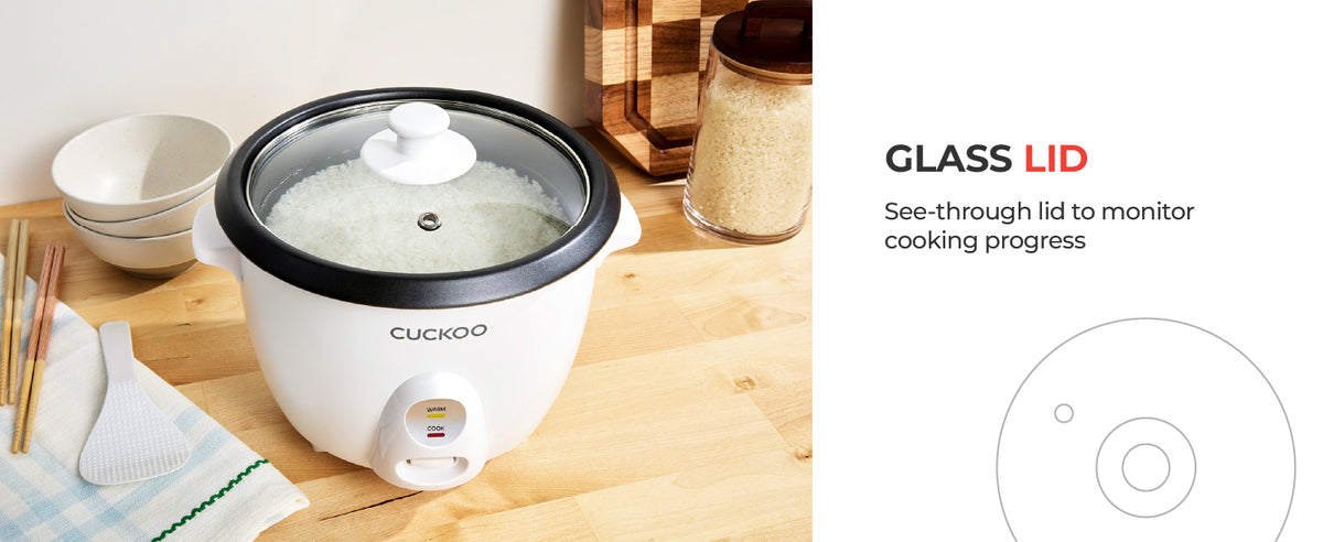One Touch Rice Cooker 12-Cup Cooked, Small Rice Cooker & Warmer with Steamer Tray, Versatile Grain Cooker, Soup Maker, Auto Keep Warm, 6-Cup Uncooked, White (CR-0601C)