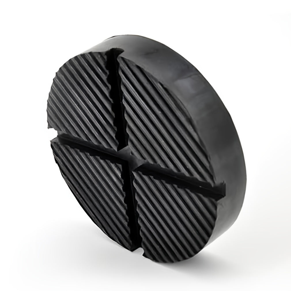 Car Lift Jack Stand Pads Black Rubber Slotted Floor Pad Frame Rail Adapte Auto SUV Van Pickup Lift Rubbers Jack Pads