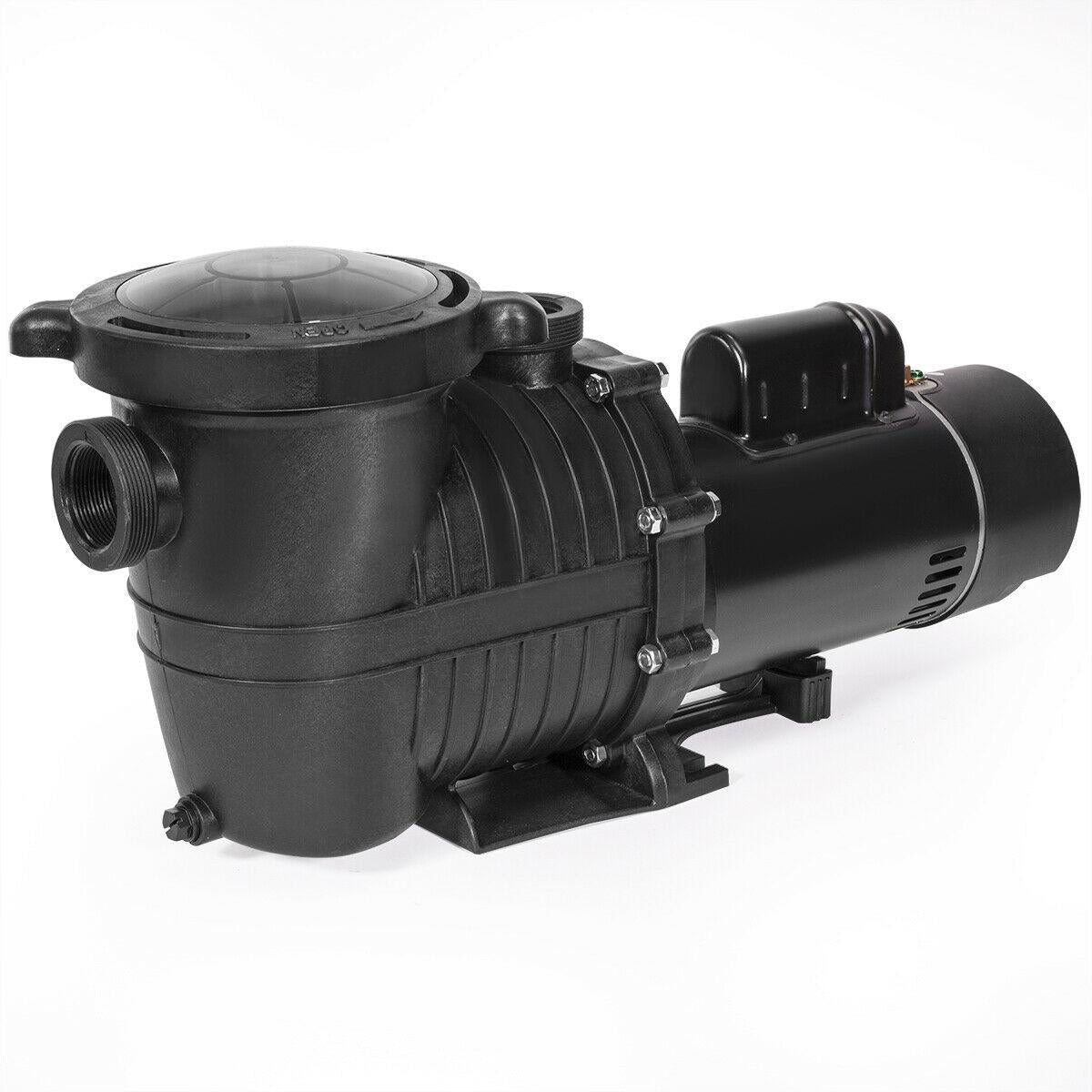 xtremepowerus dual speed 2hp high-flo inground swimming pool pump energy saving