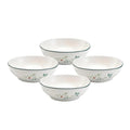 WinterberrySet of 4 Square Soup Cereal Bowls