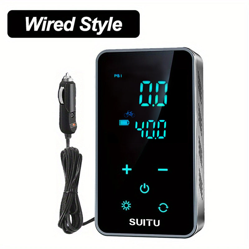 Portable Electrical Car Air Pump Mini Wireless Tire Inflatable Pump Inflator Air Compressor Pump For Car Motorcycle Bicycle Ball