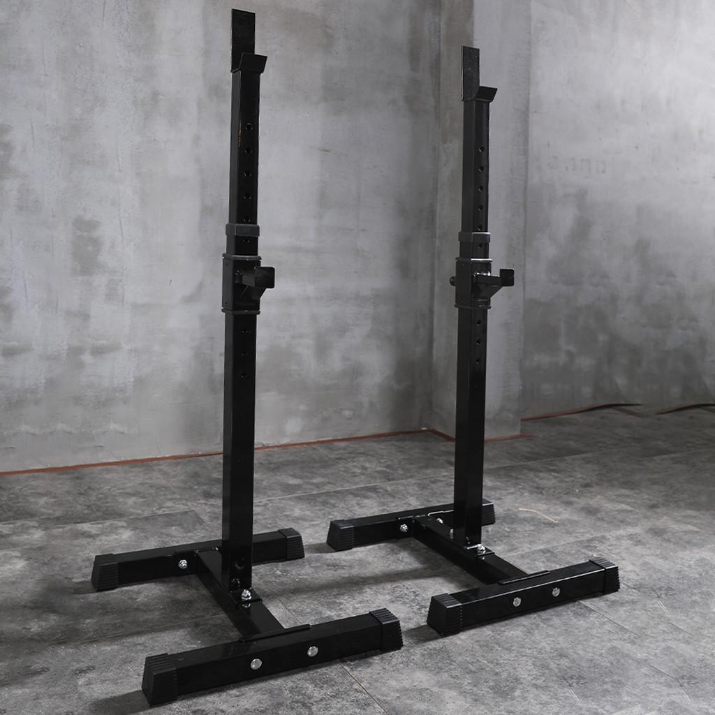 BLUKIDS Adjustable Squat Rack Dipping Station Barbell Rack Dip Stand Fitness Bench Press Equipment Home &amp; Gym