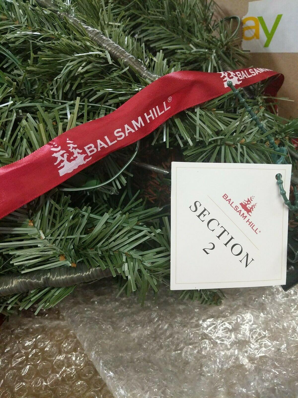Open Box Balsam Hill Classic Blue Spruce 6.5' Tree with Candlelight LED Lights