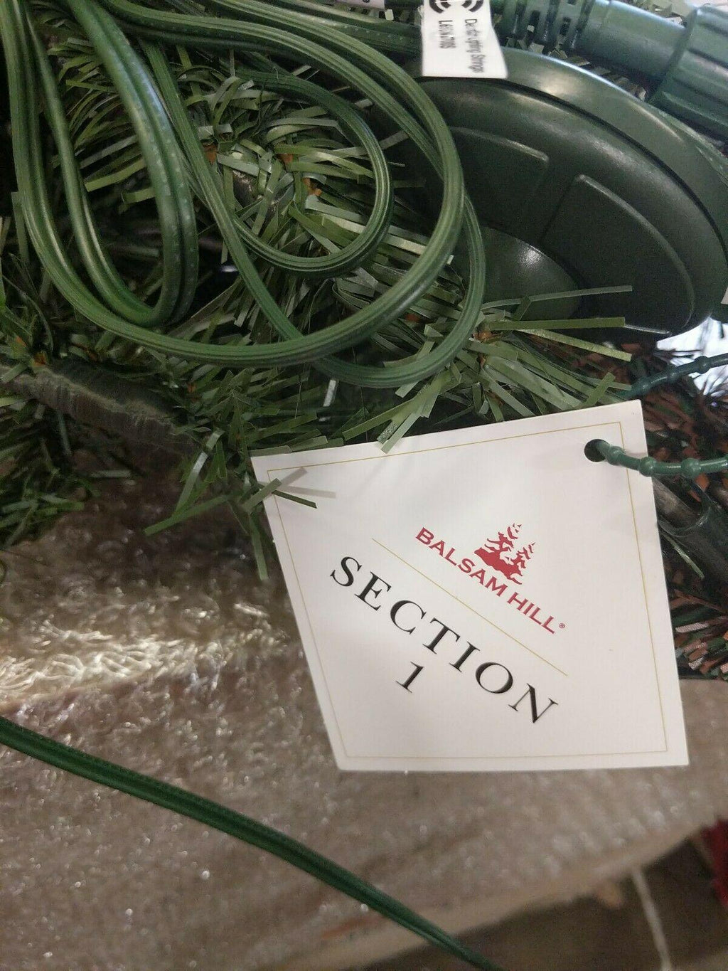 Open Box Balsam Hill Classic Blue Spruce 6.5' Tree with Candlelight LED Lights