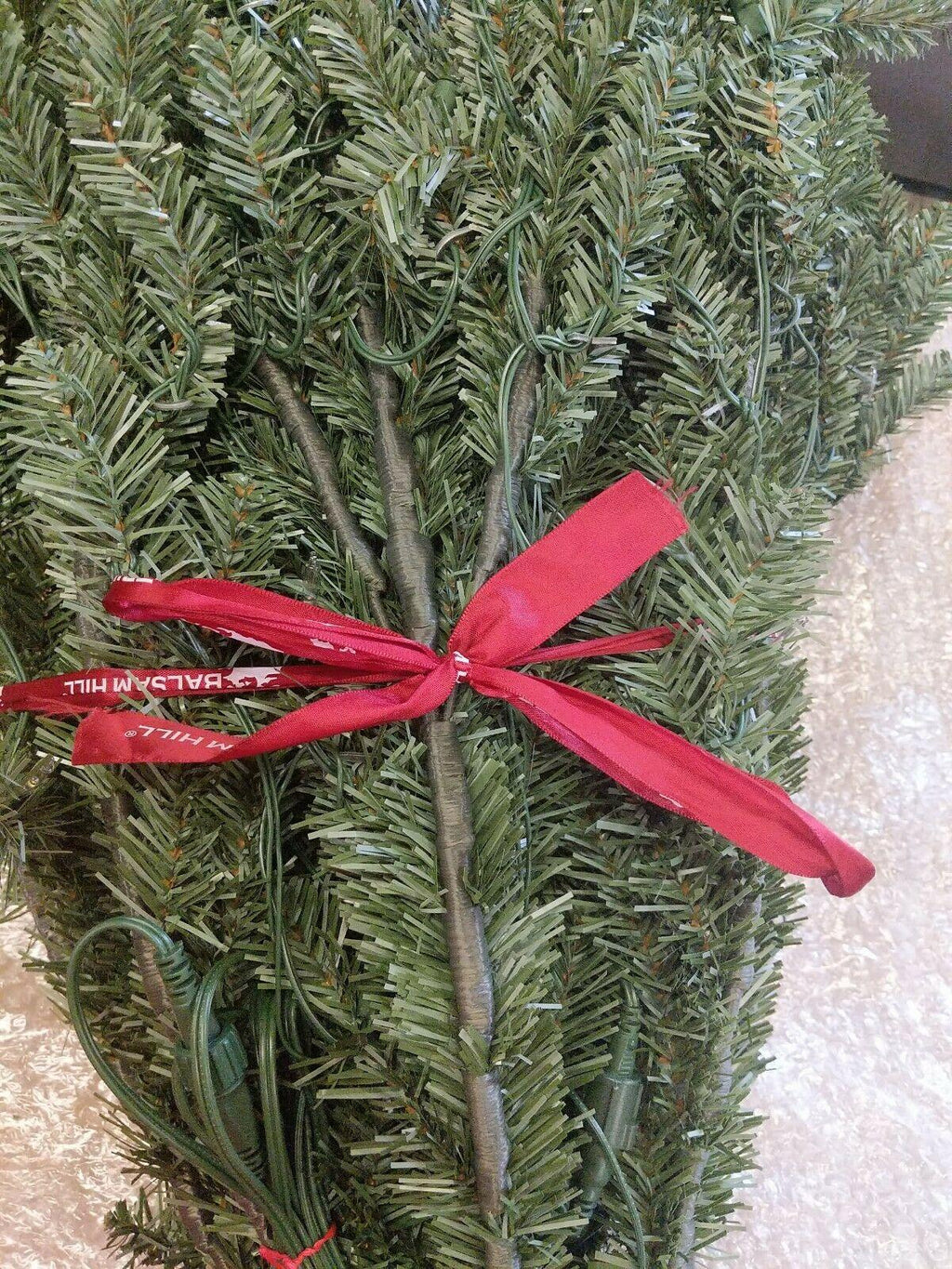 Open Box Balsam Hill Classic Blue Spruce 6.5' Tree with Candlelight LED Lights