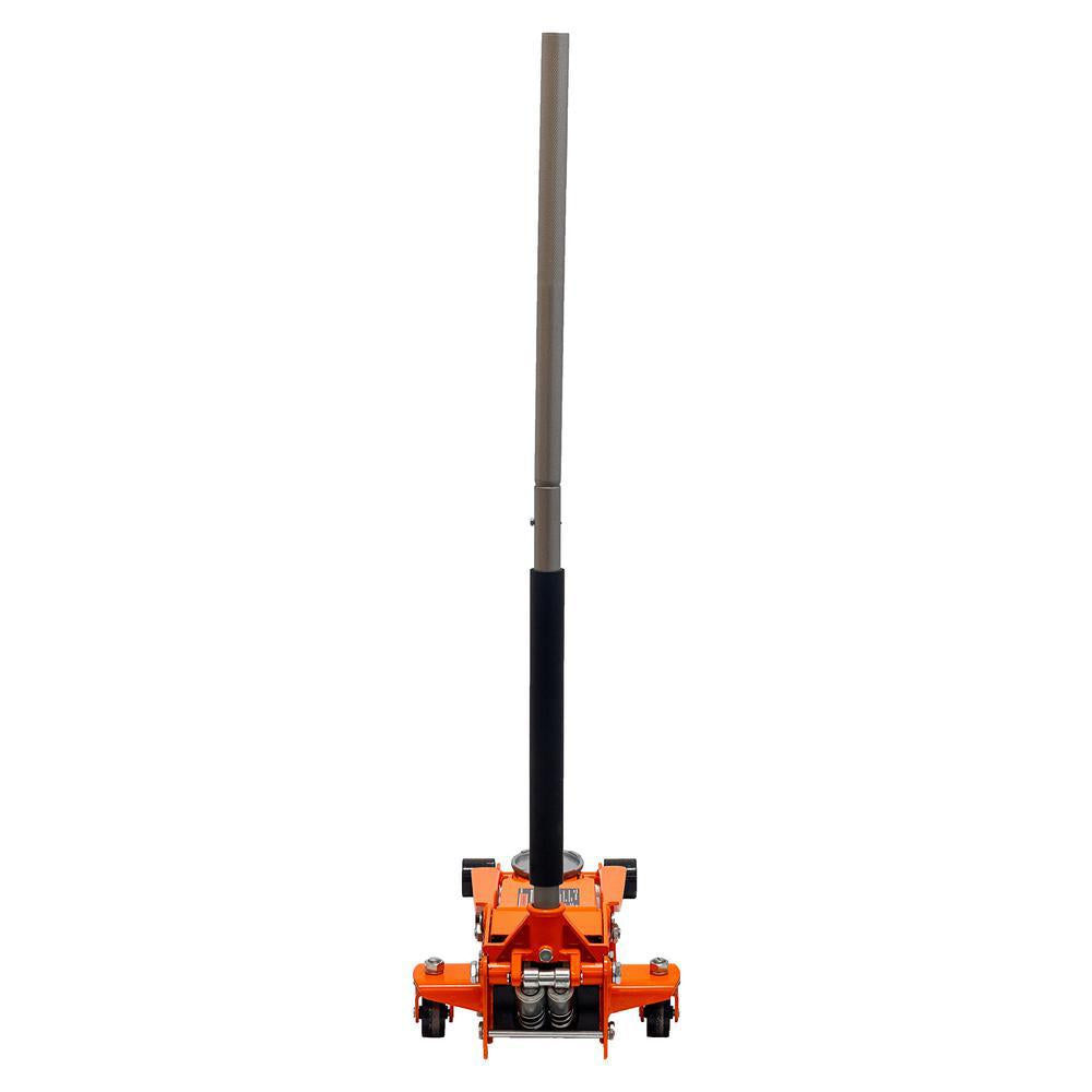 3-Ton Low Profile Floor Jack with Speedy Lift-Orange