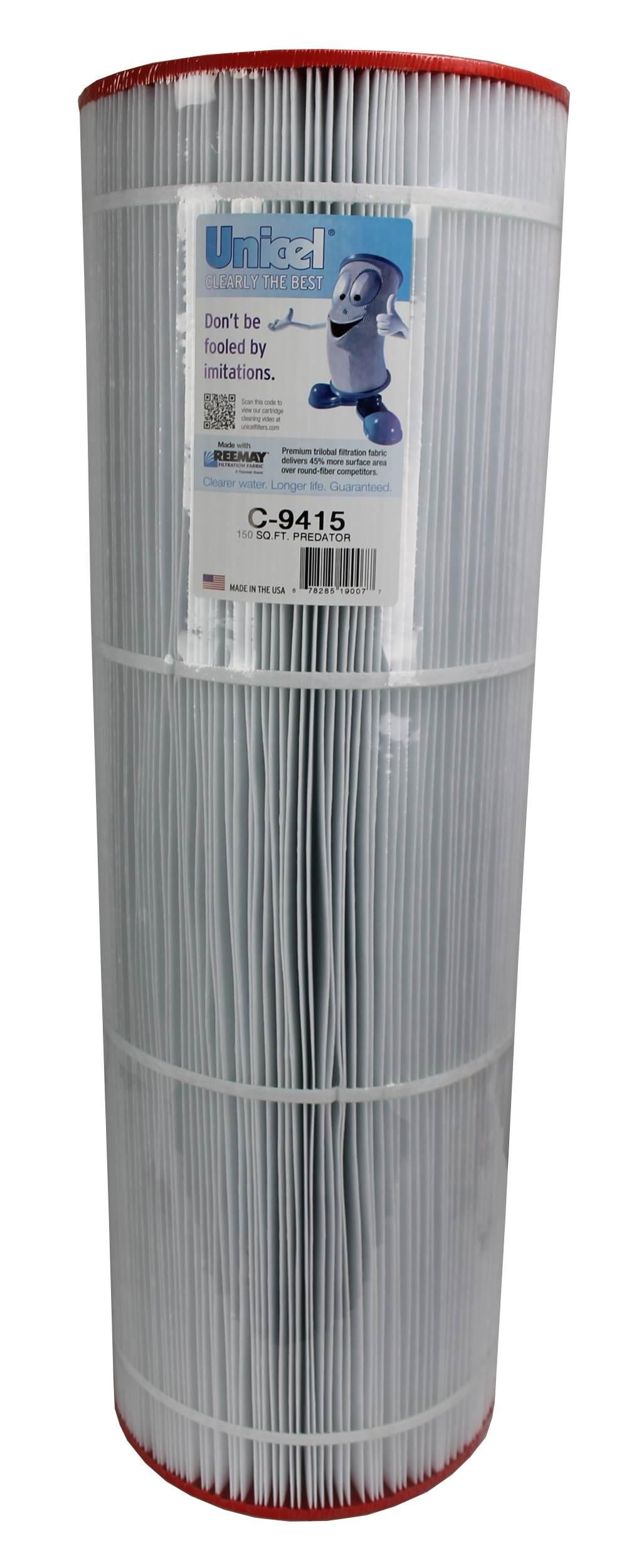 unicel c-9415 predator clean &amp; clear 150 pool filter cartridges c9415 (4 pack)