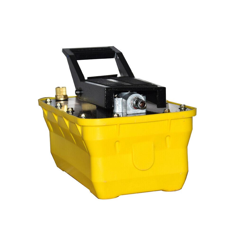 Air Powered Hydraulic Foot Pedal Pump Auto Body Frame Machine w/ 10,000PSI 2.3L