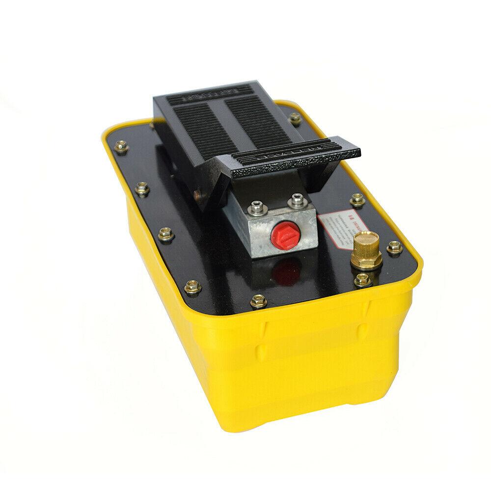 Air Powered Hydraulic Foot Pedal Pump Auto Body Frame Machine w/ 10,000PSI 2.3L