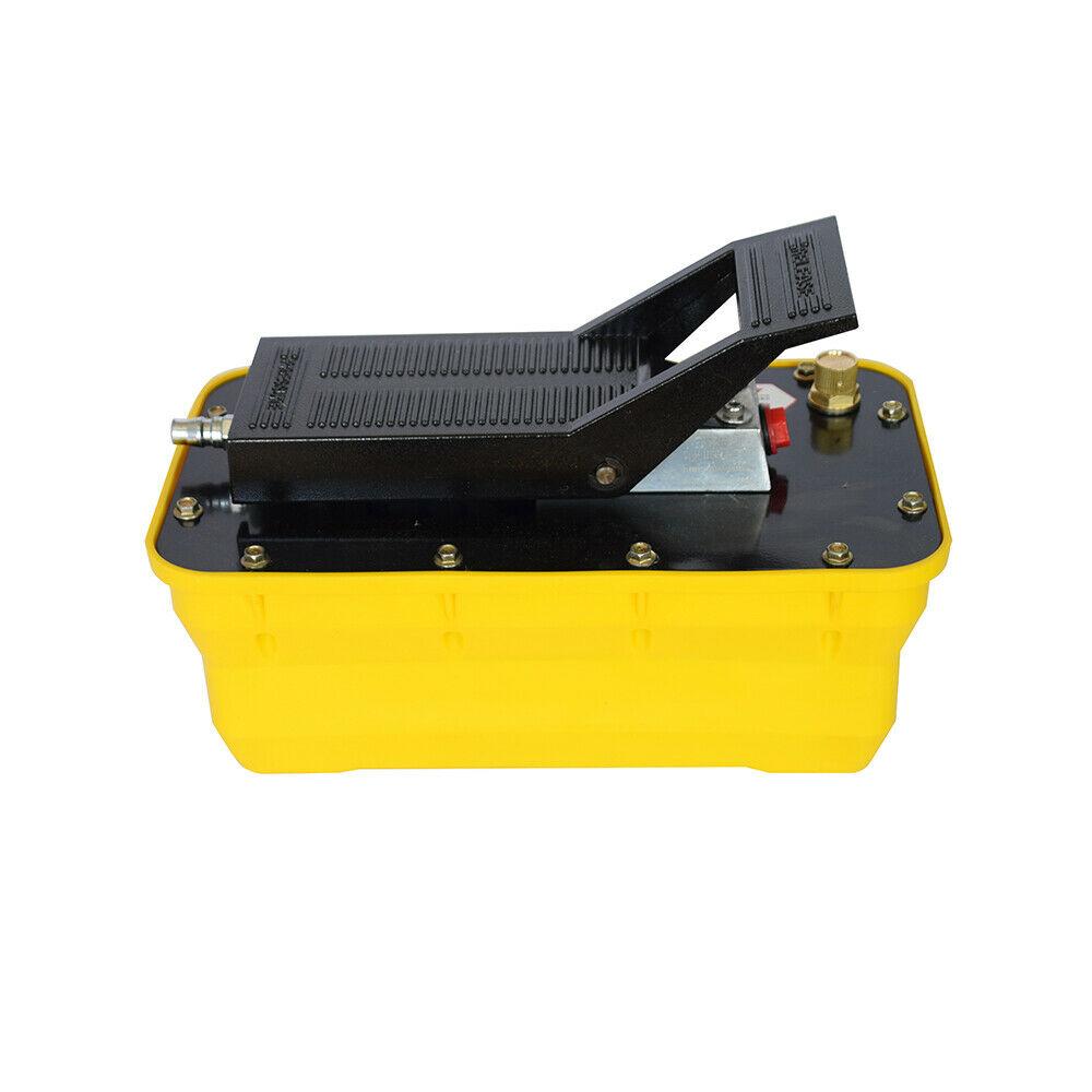 Air Powered Hydraulic Foot Pedal Pump Auto Body Frame Machine w/ 10,000PSI 2.3L
