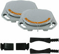 2 Wheel Durable Car Truck Front End Wheel Alignment Turntable Turn Plate Tool US