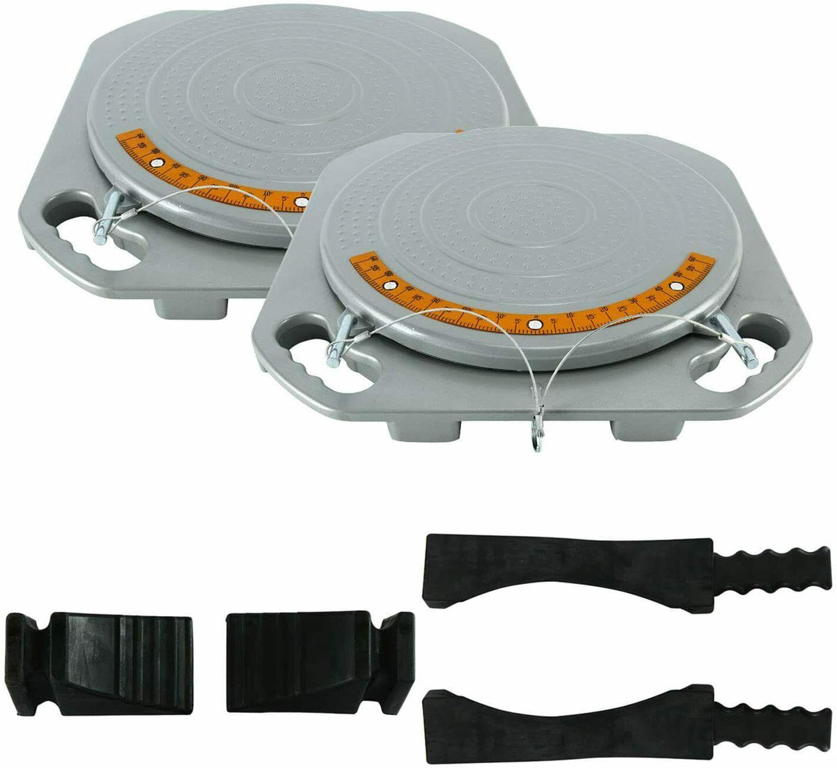 2 Wheel Durable Car Truck Front End Wheel Alignment Turntable Turn Plate Tool US