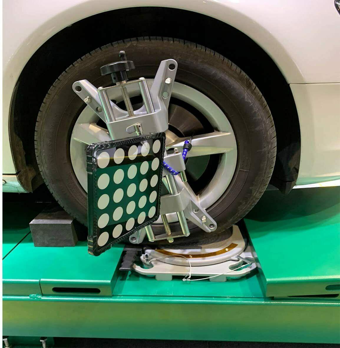2 Wheel Durable Car Truck Front End Wheel Alignment Turntable Turn Plate Tool US