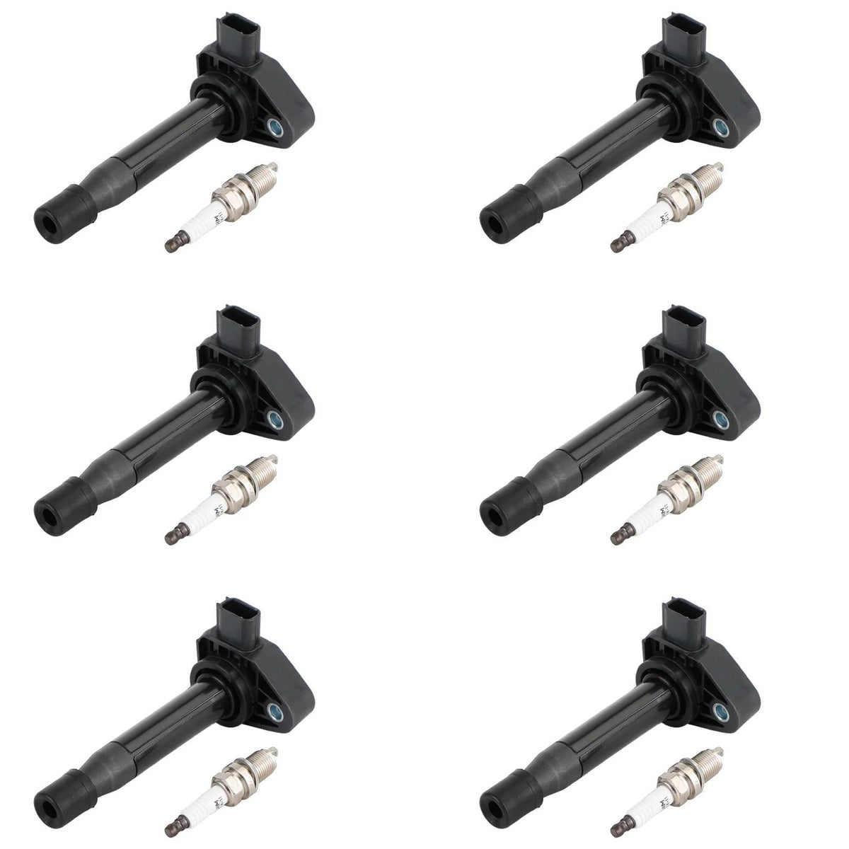 2000-2002 Honda Accord V6 3.0L 6X Ignition Coils+6X Spark Plugs Set 30520P8EA01 UF242 30520RCAA02 Fedex Express Generic