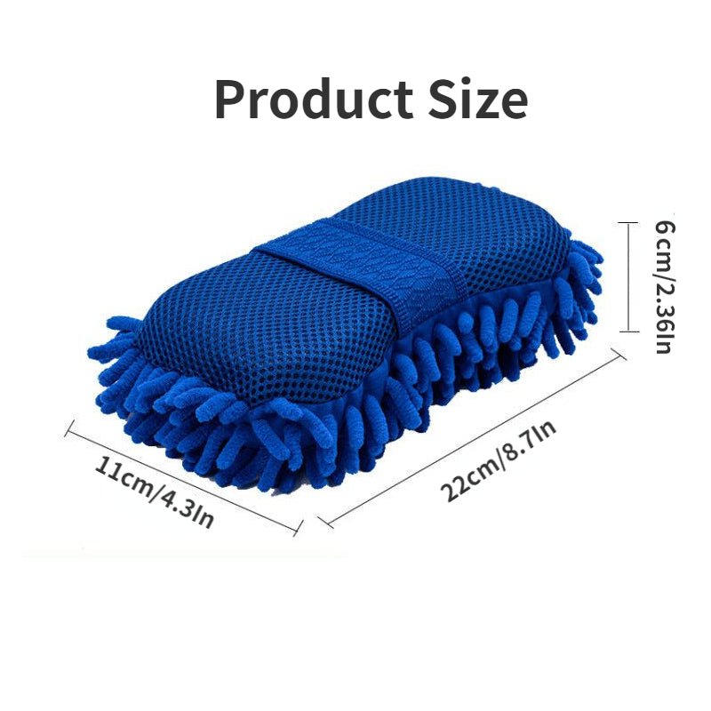 Car Motorcycle Washing SponBrush Soft Chenille Microfiber For Car Body Cleaning Water Absorbtion SponBrushes Detailing Washer