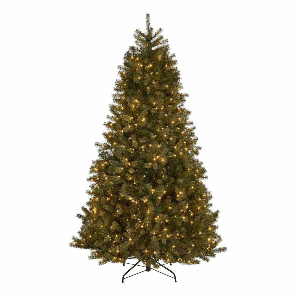 7.5-foot Mixed Spruce Hinged Artificial Christmas Tree