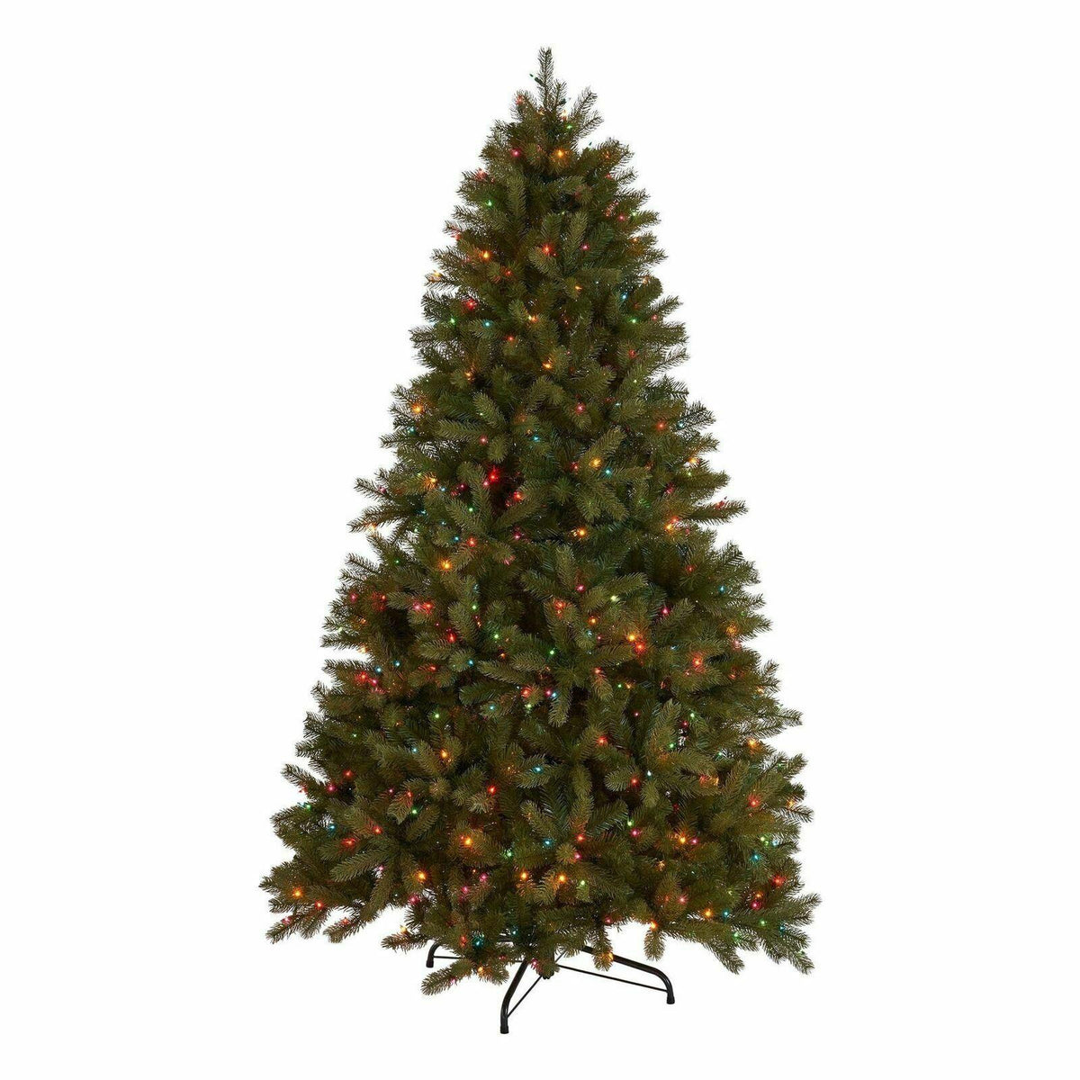 7.5-foot Mixed Spruce Hinged Artificial Christmas Tree