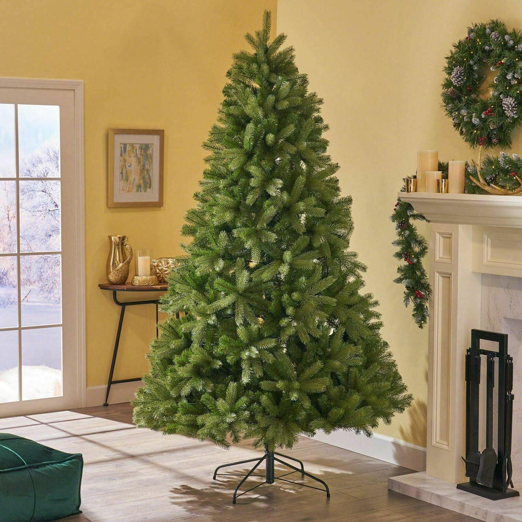 7.5-foot Mixed Spruce Hinged Artificial Christmas Tree