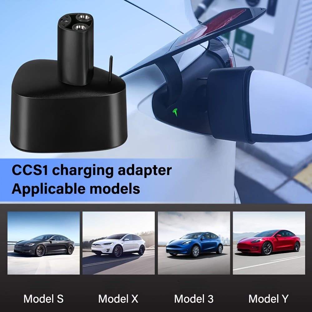 CCS1 Charger Adapter For Tesla,150-250KW DC Fast Charging For Tesla Model 3/Y/S/X With Waterproof Case -Support All CCS Charging Station