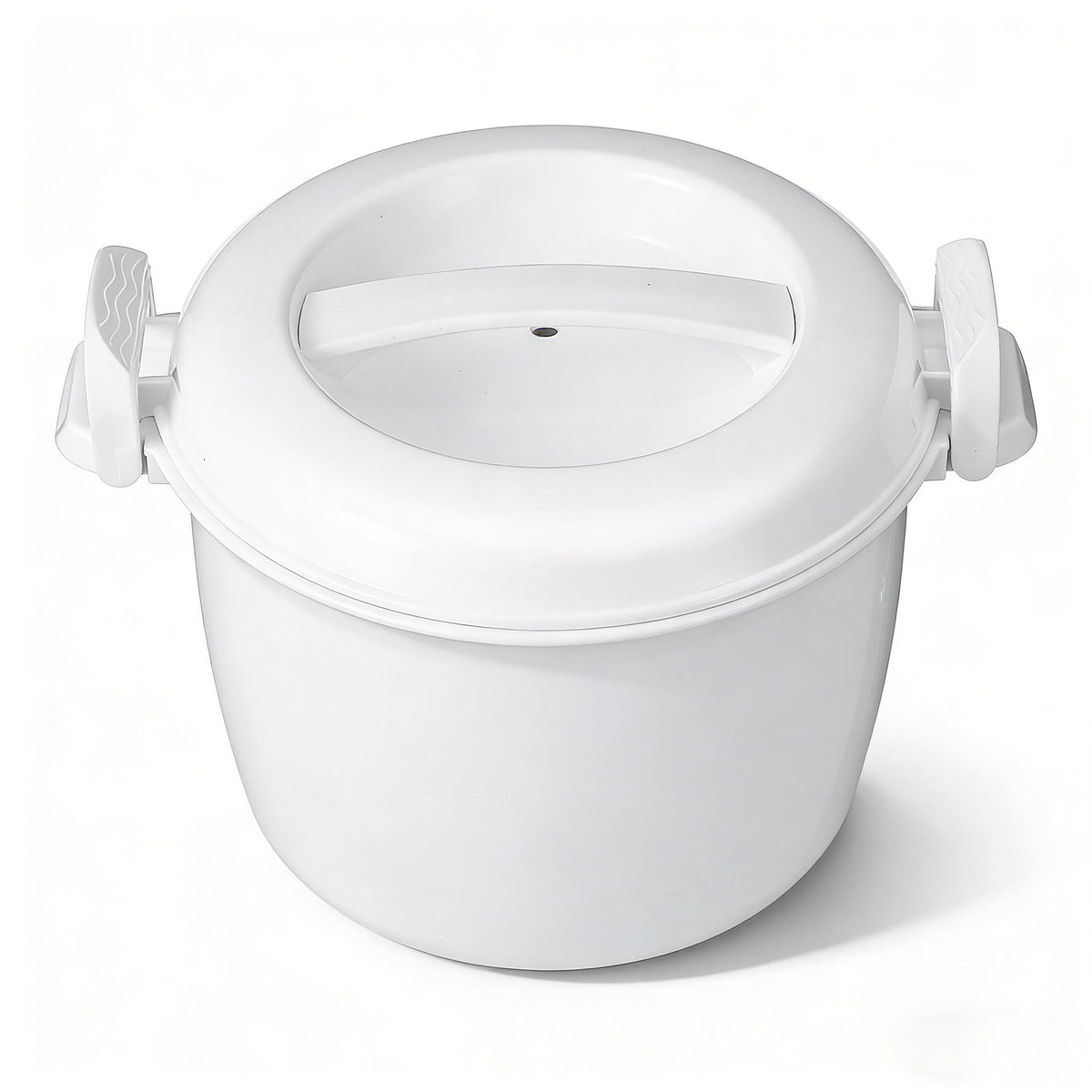Microwave Rice Cooker 2 Quart, Microwave Steamer for Vegetables, 1.8L Professional LarMicro Cookware for Grains, Pasta & Potatoes - BPA Free, Dishwasher Safe