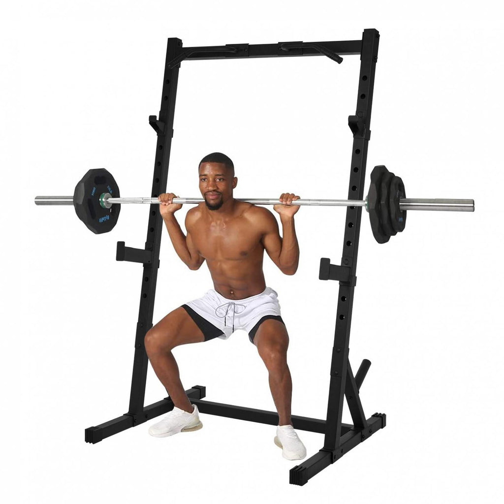 Yotoy Adjustable Half-frame Power CaMultifunctional Squat Rack Impregnation Station