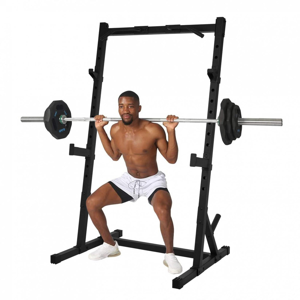 Yotoy Adjustable Half-frame Power CaMultifunctional Squat Rack Impregnation Station