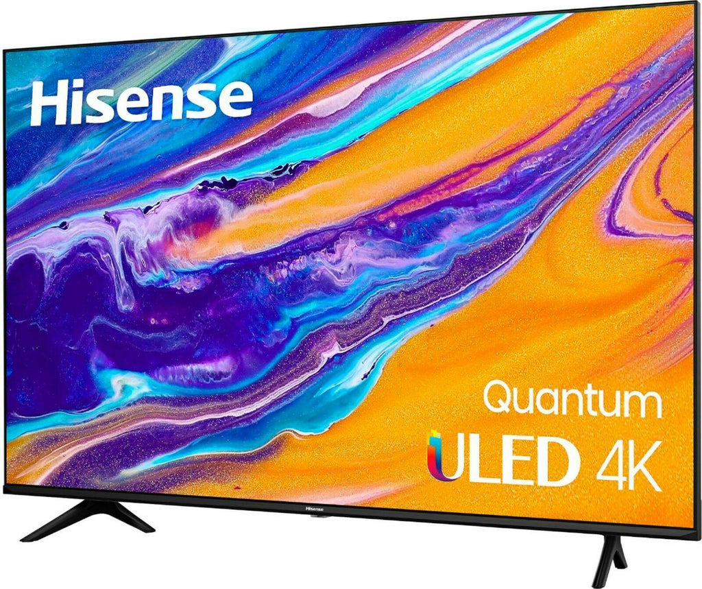 hisense u6g series 50" 4k ultra hd hdr android smart uled tv - 4 hdmi (2021)