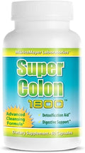 Super Colon 1800 Weight Loss Detox Cleanse All Natural with Acai Fruit and Fennel Seeds 60 Capsules Per Bottle 50 Bottles