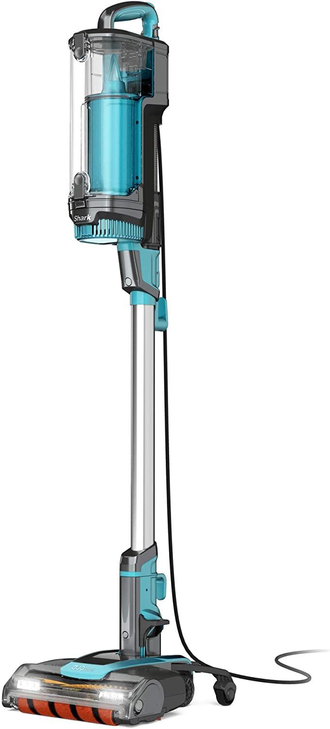 Shark LZ601, APEX UpLight Lift-Away DuoClean with Self-Cleaning Brushroll Stick Vacuum 0.66 qt, Forest Mist Blue