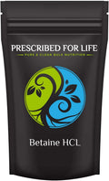 Prescribed for Life Betaine HCL - Natural USP Fine Granular - Digestive Acid Support, 25 kg