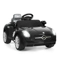 Gymax Kids Ride on Car Mercedes-Benz SLS w/ R/C Parental Remote Control MP3 Black