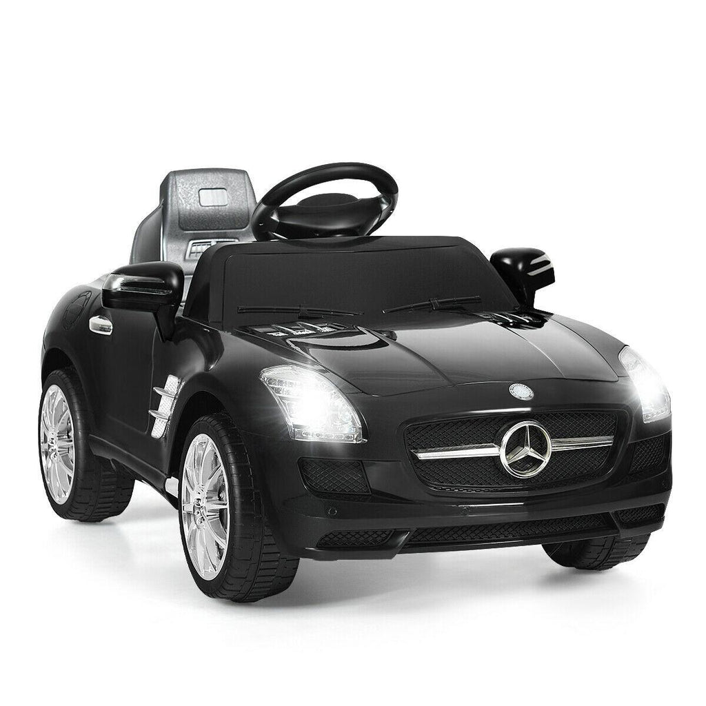 Gymax Kids Ride on Car Mercedes-Benz SLS w/ R/C Parental Remote Control MP3 Black