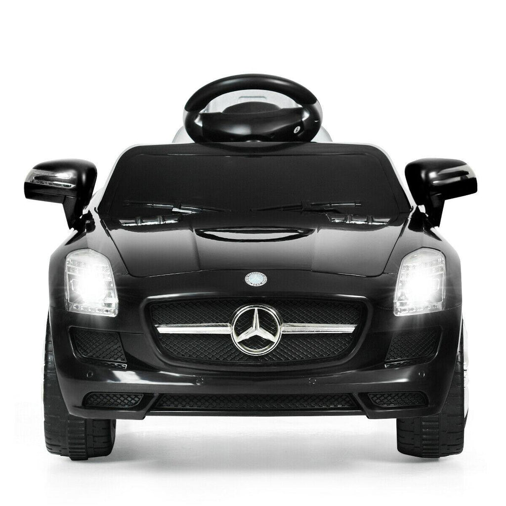 Gymax Kids Ride on Car Mercedes-Benz SLS w/ R/C Parental Remote Control MP3 Black