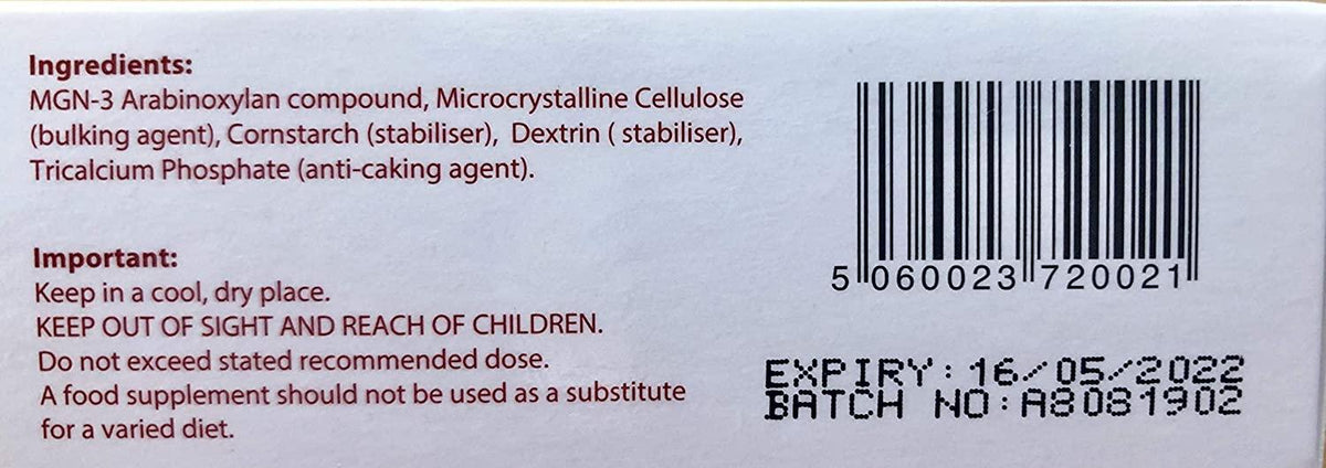 BioBran MGN-3 - Extremely Effective Immune System Booster, from Breaking Down Rice Bran with Enzymes from The Shitake Mushroom (1000 mg, 30 Sachets) Made in Japan, Free DHL Express Shipping Worldwide