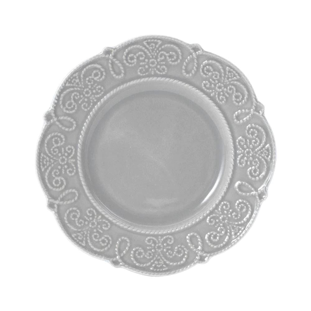 Abby Gray 16 Piece Dinnerware Set, Service for 4