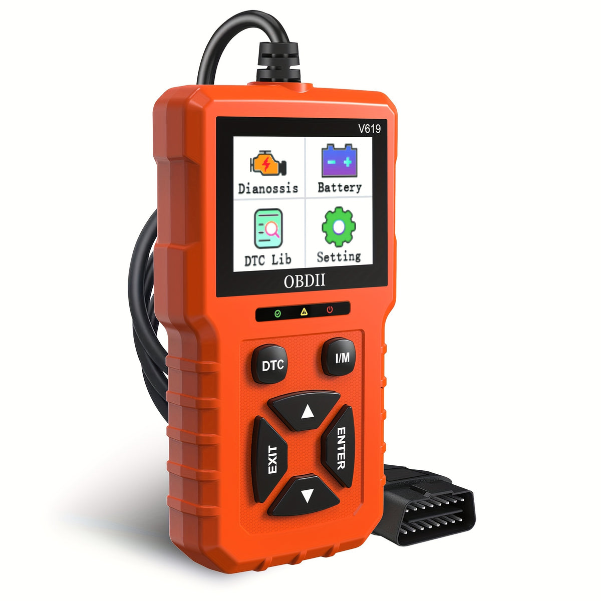OBD2 Scanner Diagnostic Tool, Enhanced Check Engine Code Reader with Reset OBDII/EOBD Car Diagnostic Scan CAN Tools for All Vehicles After 1996