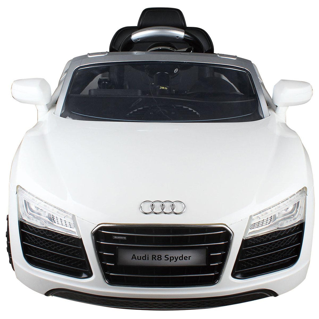 Goplus White Audi Kids 12V Electric Ride On Car With MP3 RC Remote Control Car Toy