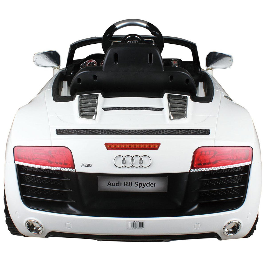 Goplus White Audi Kids 12V Electric Ride On Car With MP3 RC Remote Control Car Toy