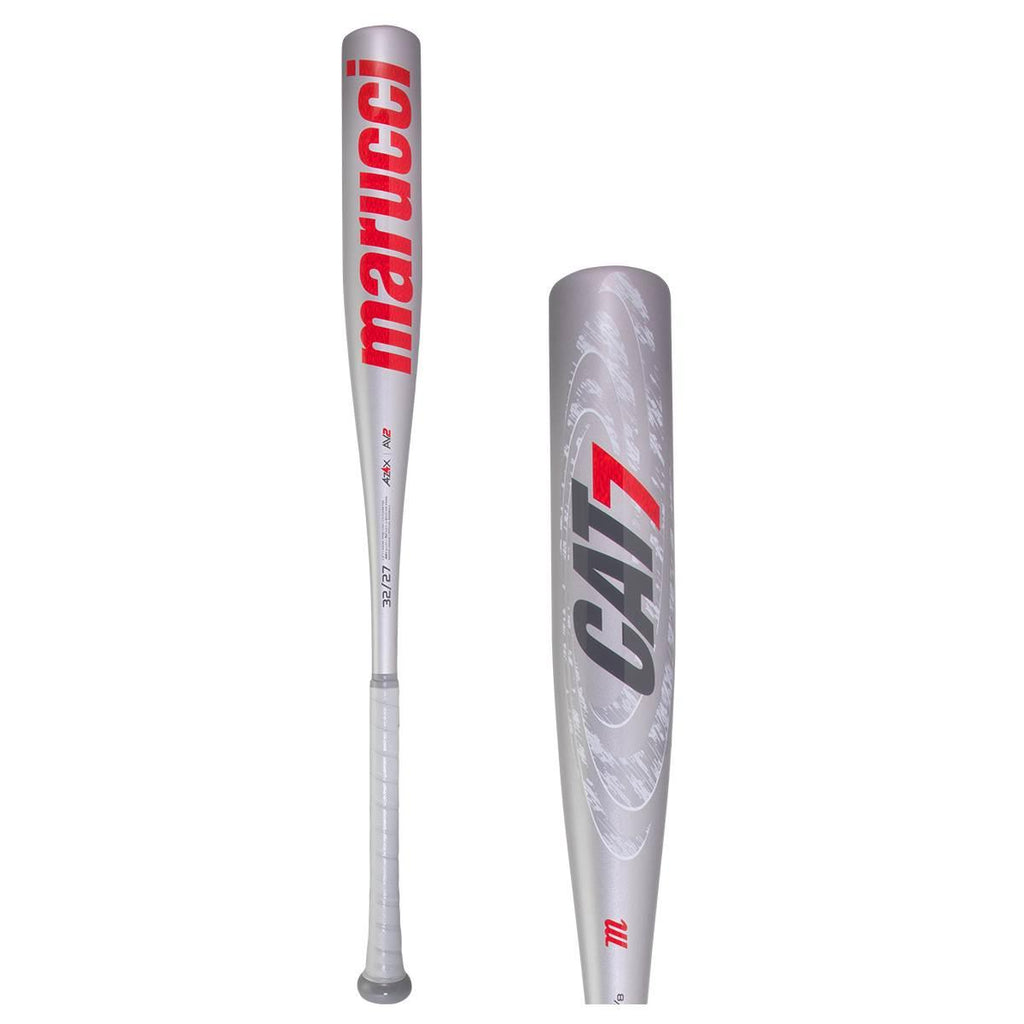 Marucci CAT7 Silver -5 USSSA Baseball Bat: MSBC725S 30" 25 oz.