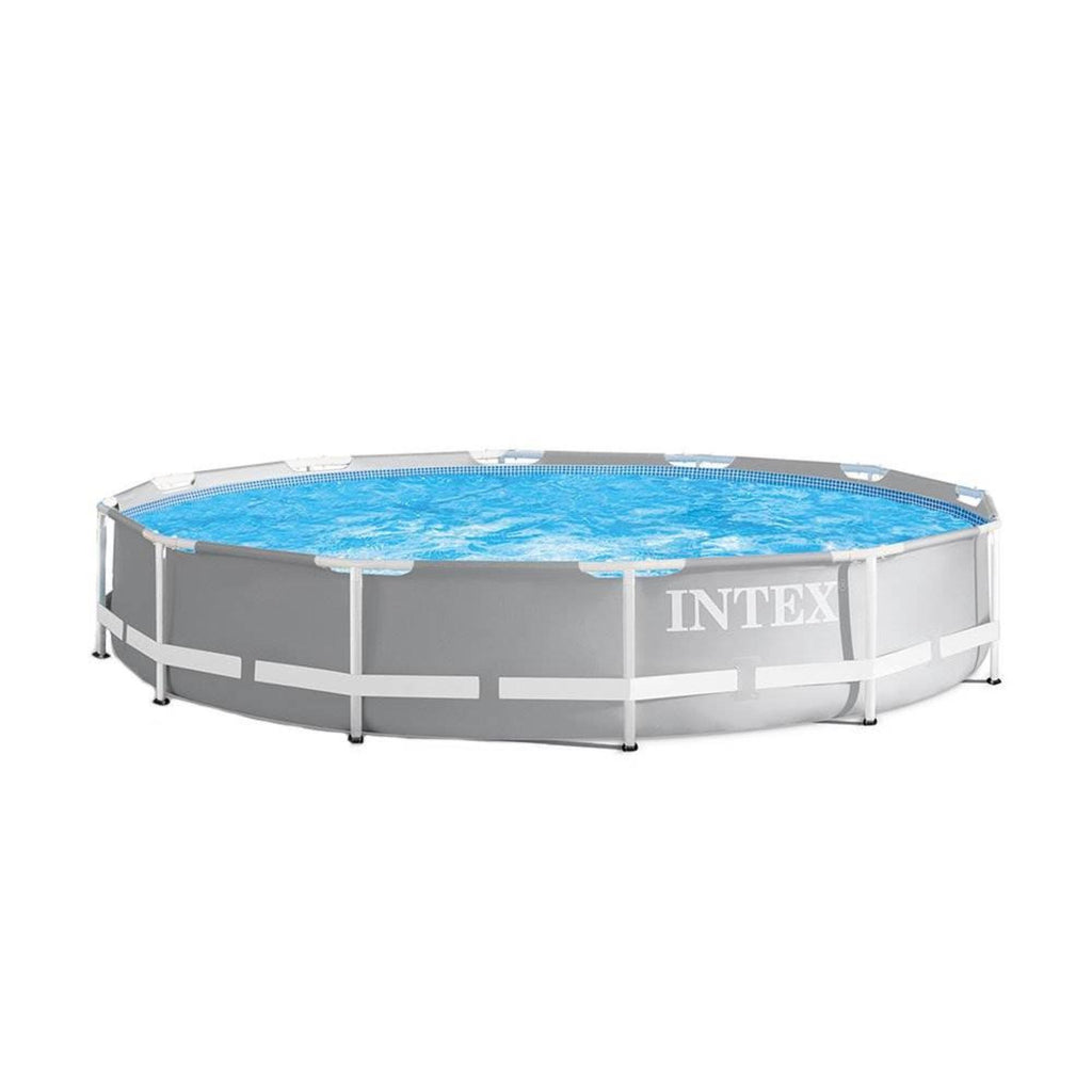 26710EH Prism 12ft x 30in Prism Frame Outdoor Above Ground Round Swimming Pool with Easy Set-Up &amp; Fits up to 6 People