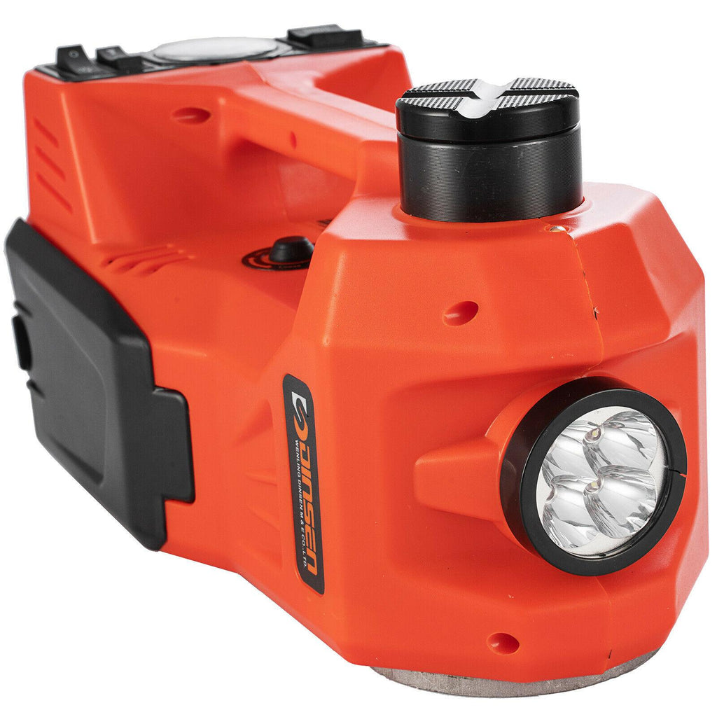 12V Electric Hydraulic Floor Jack 5Ton Car Jack Lift Impact Wrench Tire Tool Kit