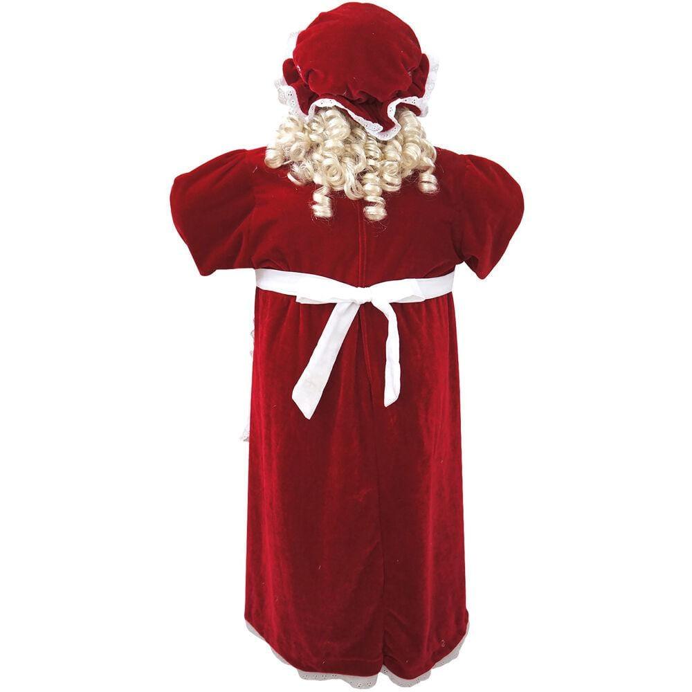 36 in. Christmas Dancing Baking Mrs. Claus with Apron and Cookies