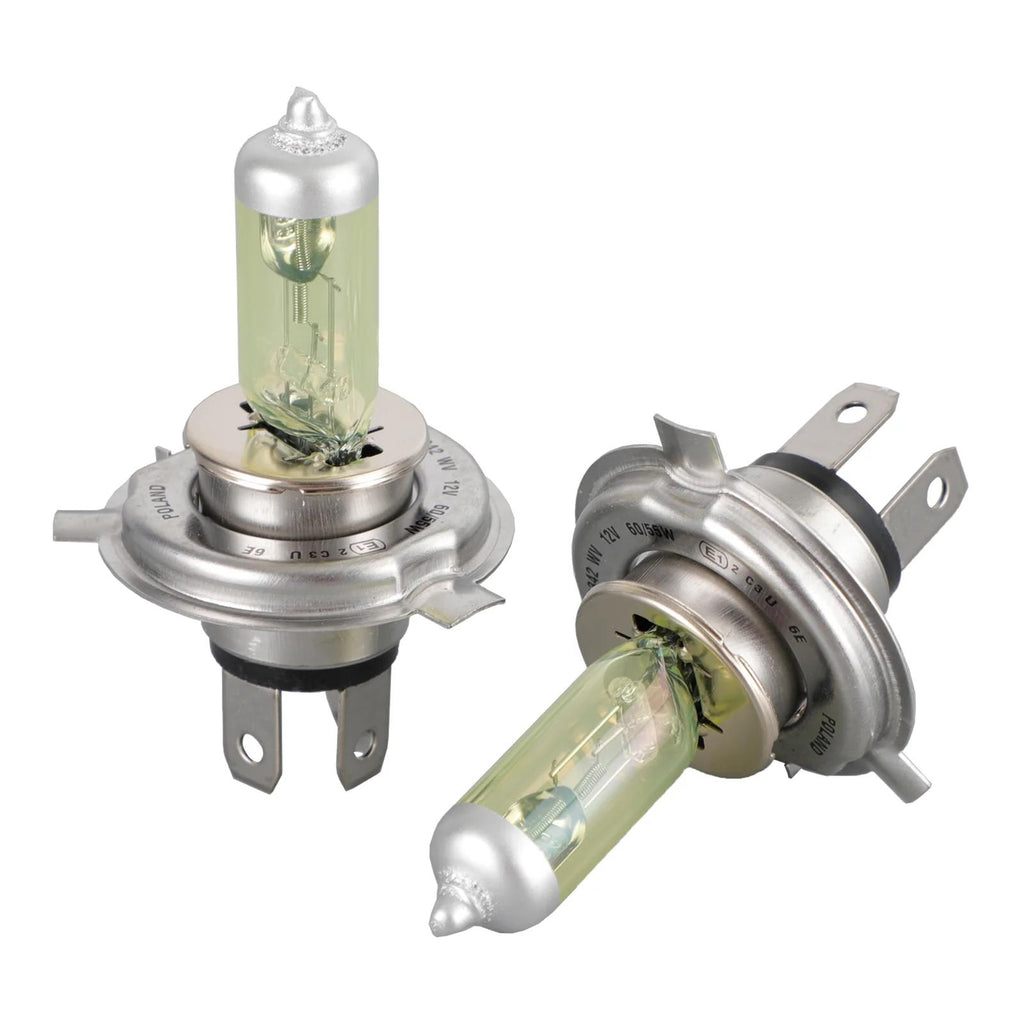 12V 60/55W Bulb Philips 12342WV H4 WeatherVision Ultimate Yellow Light Generic