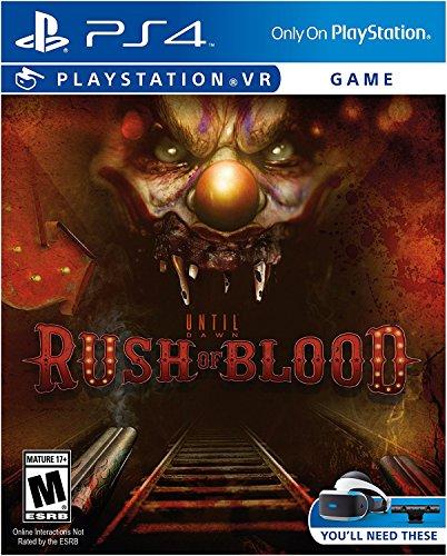 PlayStation VR Start Bundle 5 Items:VR Headset,Move Controller,PlayStation CamMotion Sensor,PlayStation 4,VR game disc PSVR Until Dawn: Rush of Blood