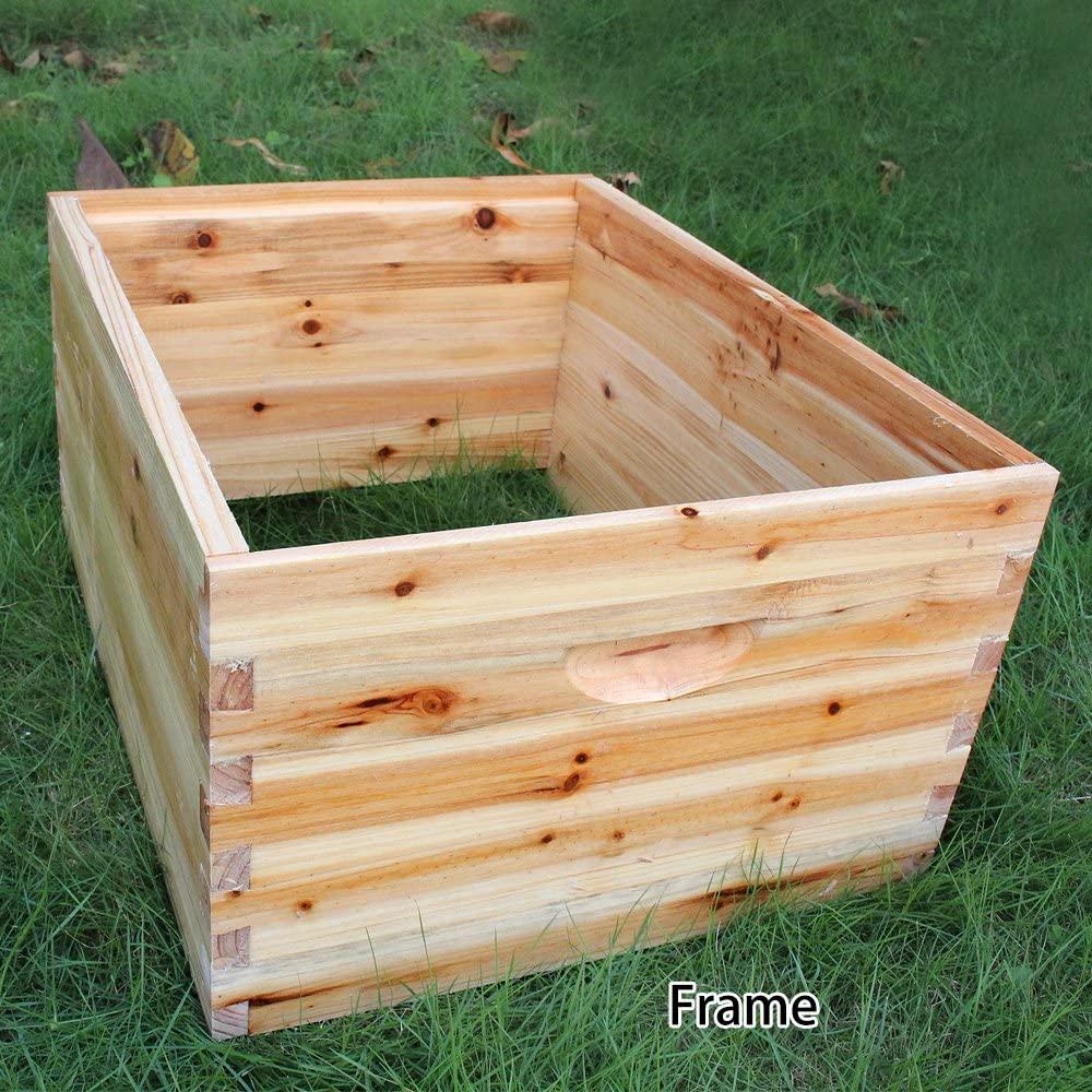 golden palace auto flow beehive 7pcs flow frame super box free flow frame (outer hive 7pcs flow frame set)